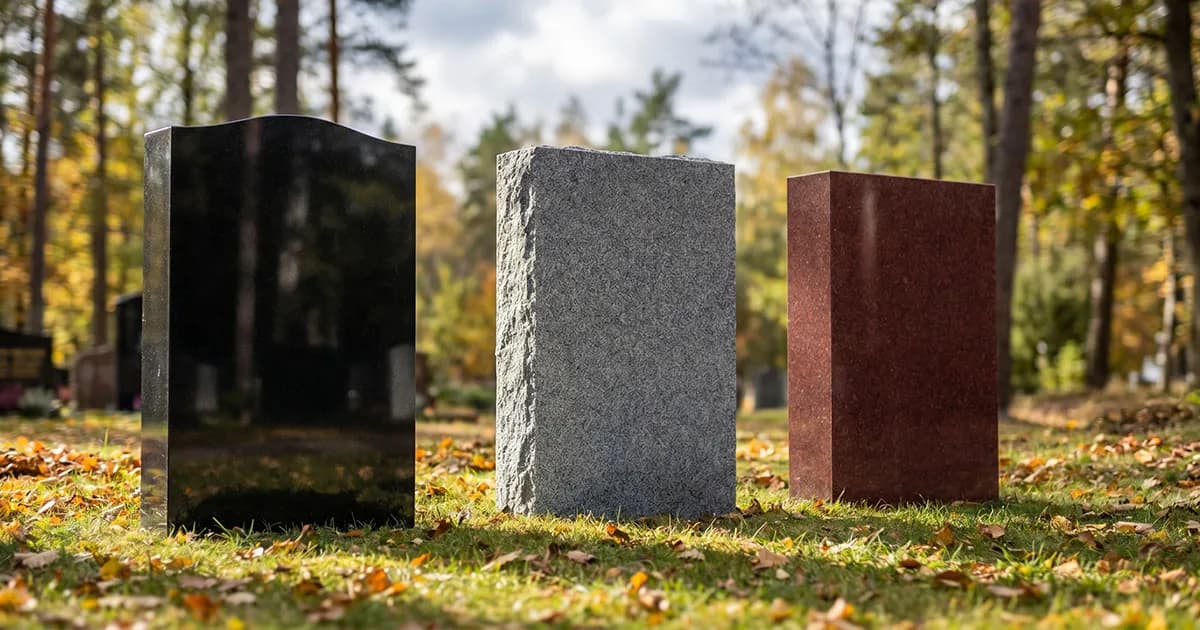 Какой цвет гранита выбрать для памятника: чёрный, серый или красный — 2026