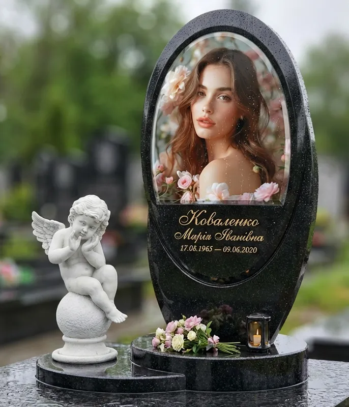 Памятники с фотостеклом