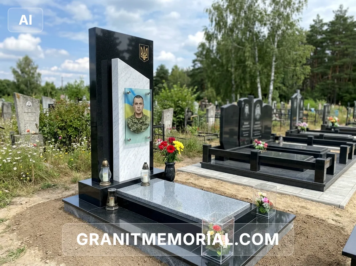 Военный памятник геометрической формы #03