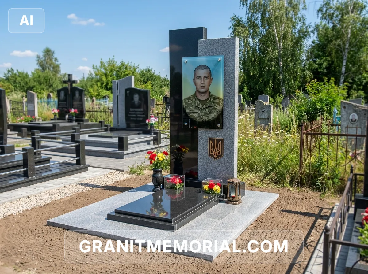 Военный памятник геометрической формы #06