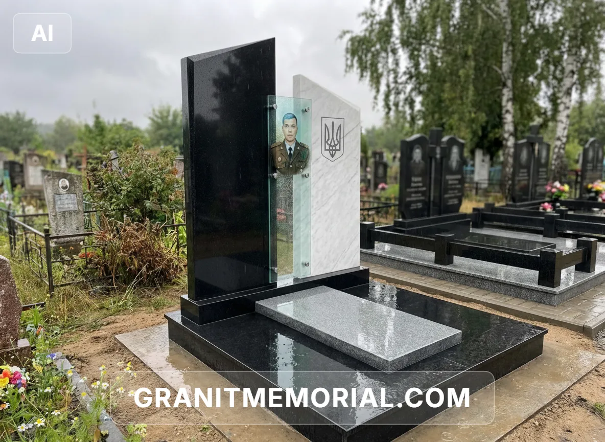 Военный памятник геометрической формы #16