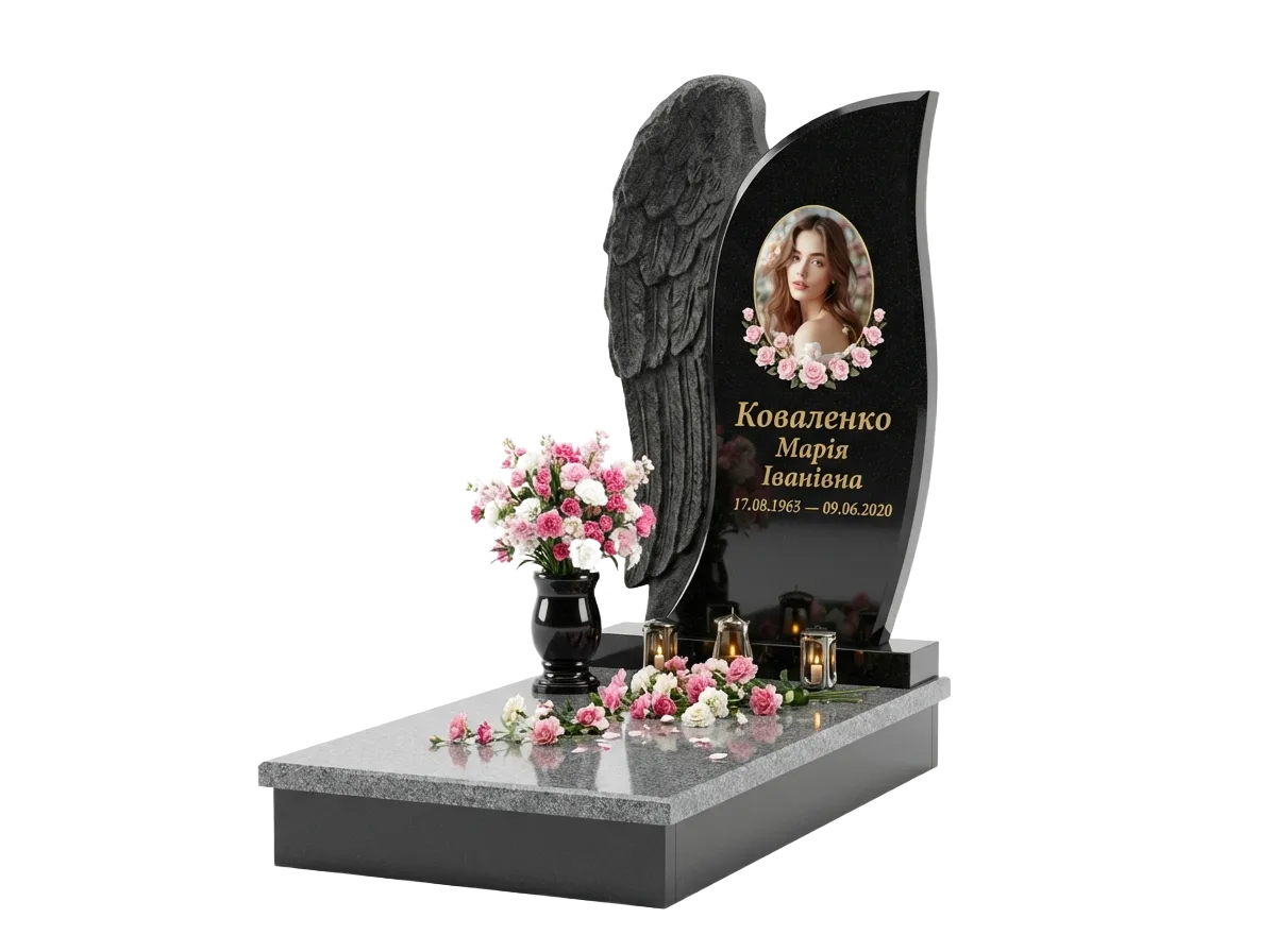 Памятники в форме ангела