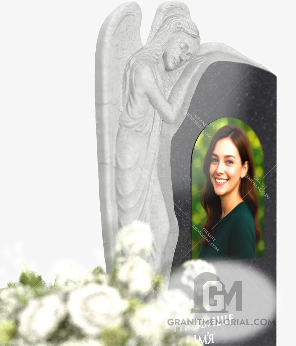 Памятник с ангелом СА-003 — фото 3