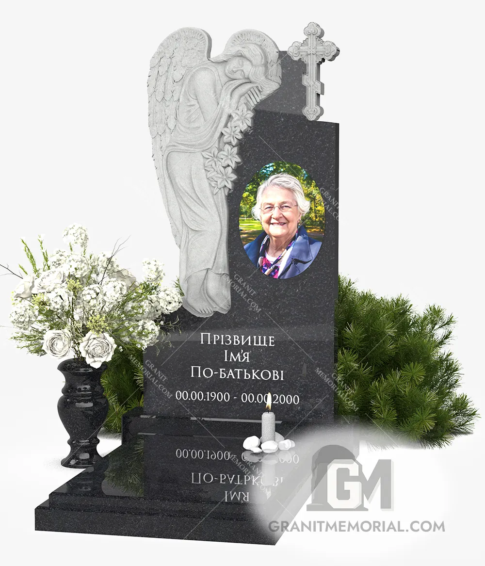 памятник ангел с крыльями