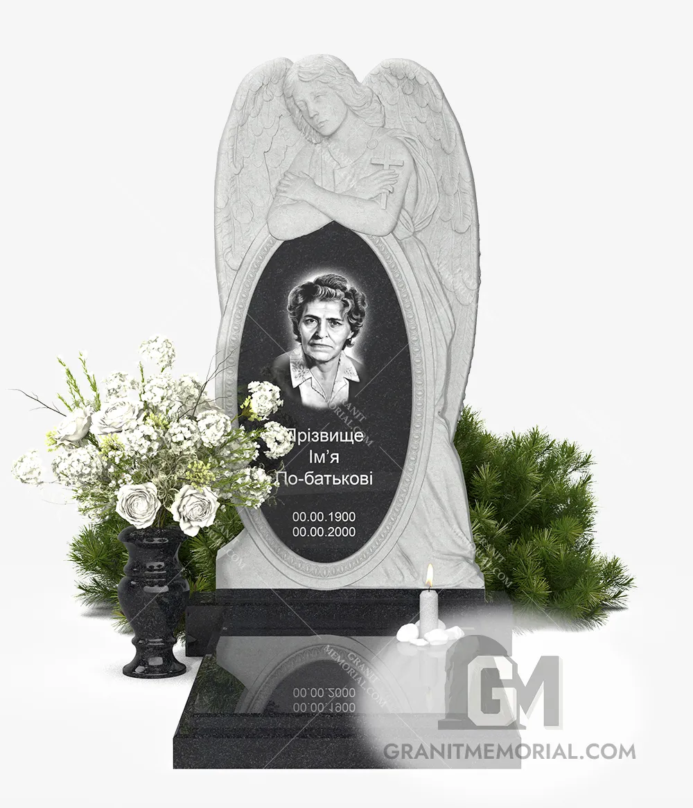 Памятник с ангелом СА-005 — фото 2