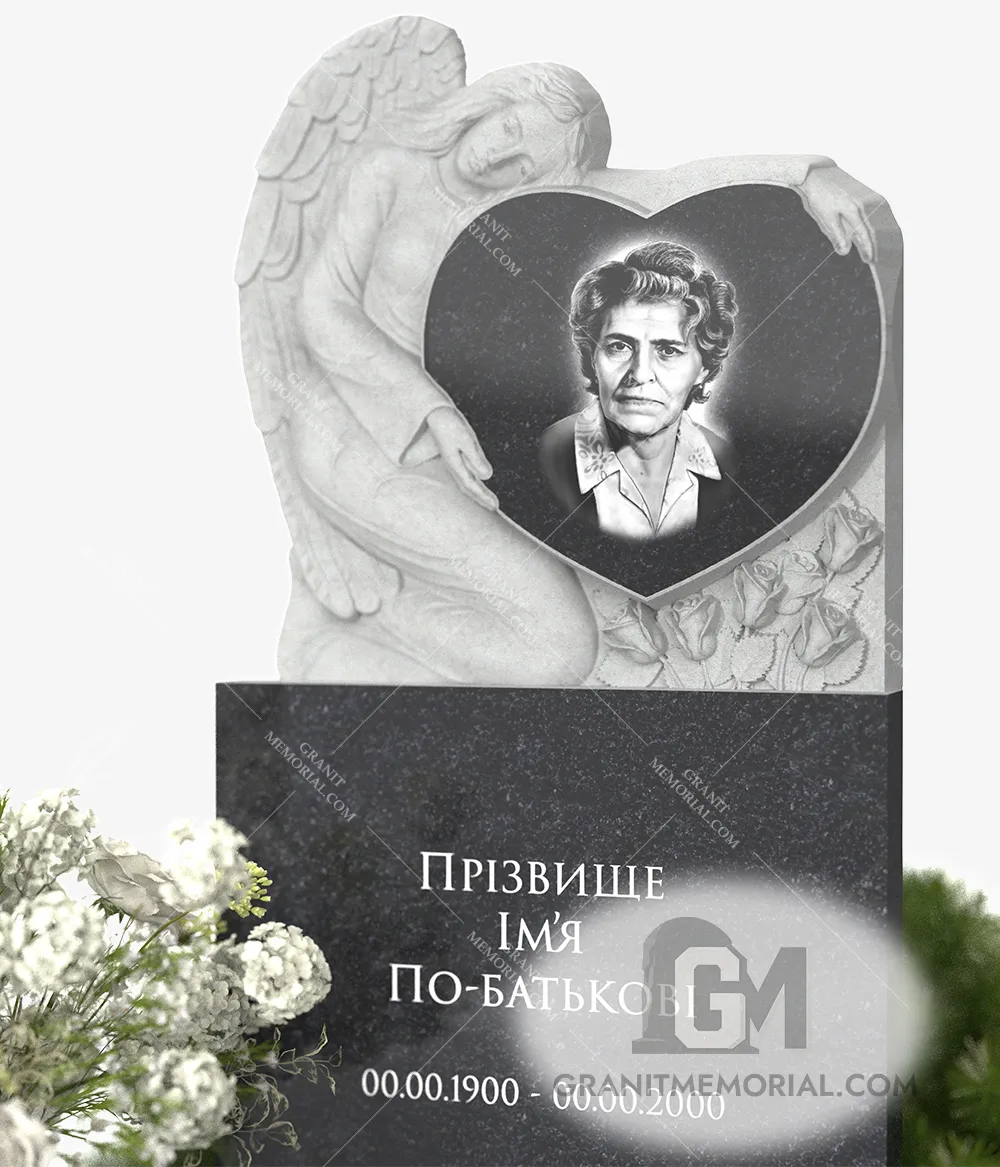 Памятник с ангелом СА-007 — фото 3