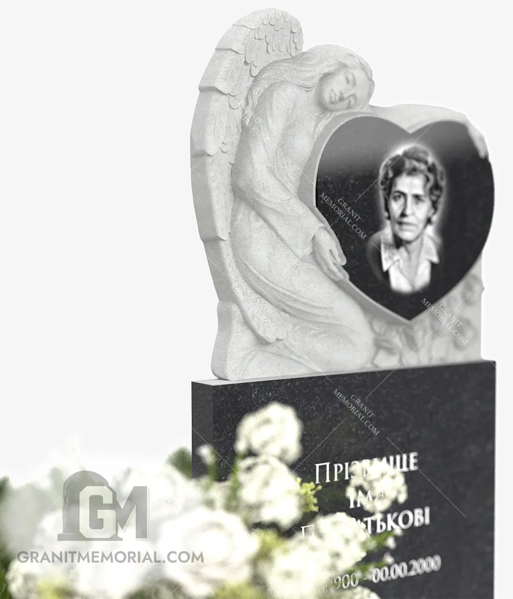 Памятник с ангелом СА-007 — фото 4