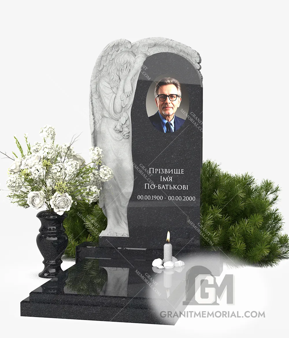 памятник ангел молящийся