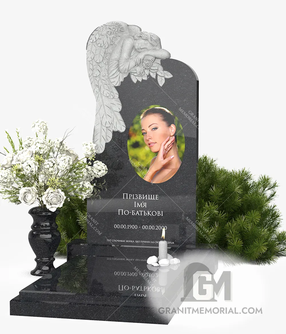 Памятник с ангелом СА-010