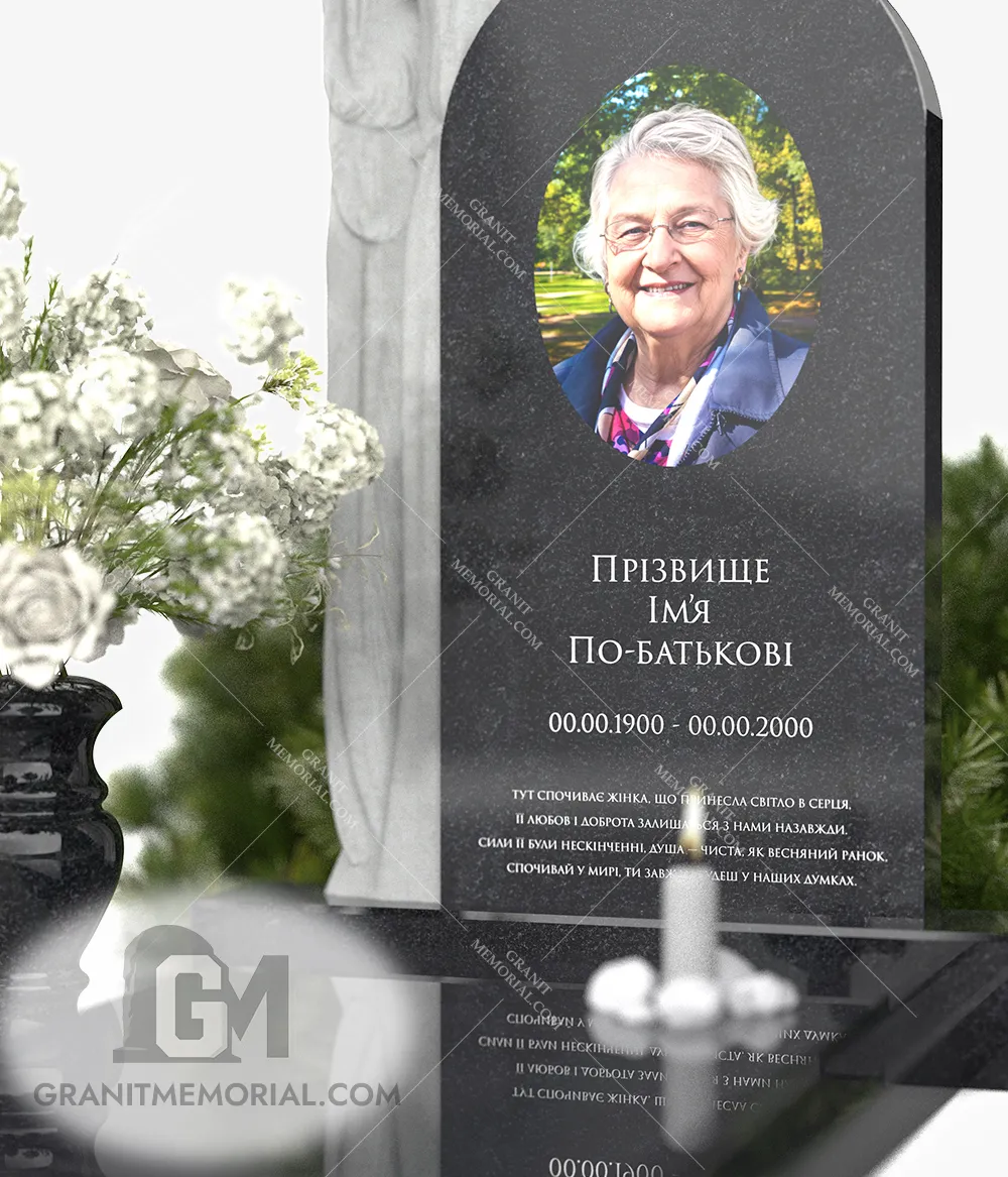 Памятник с ангелом СА-011 — фото 4