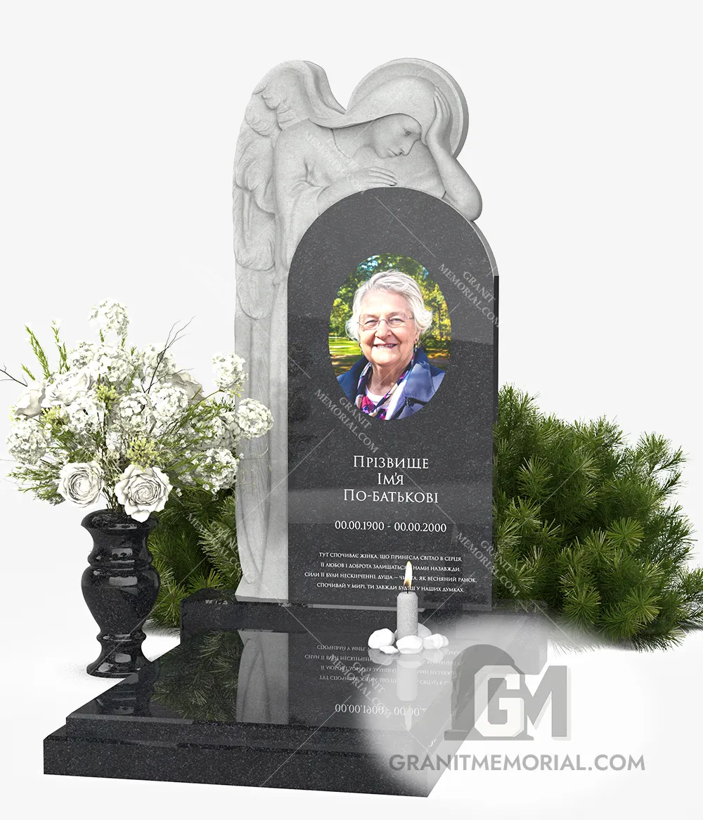 Памятник с ангелом СА-011