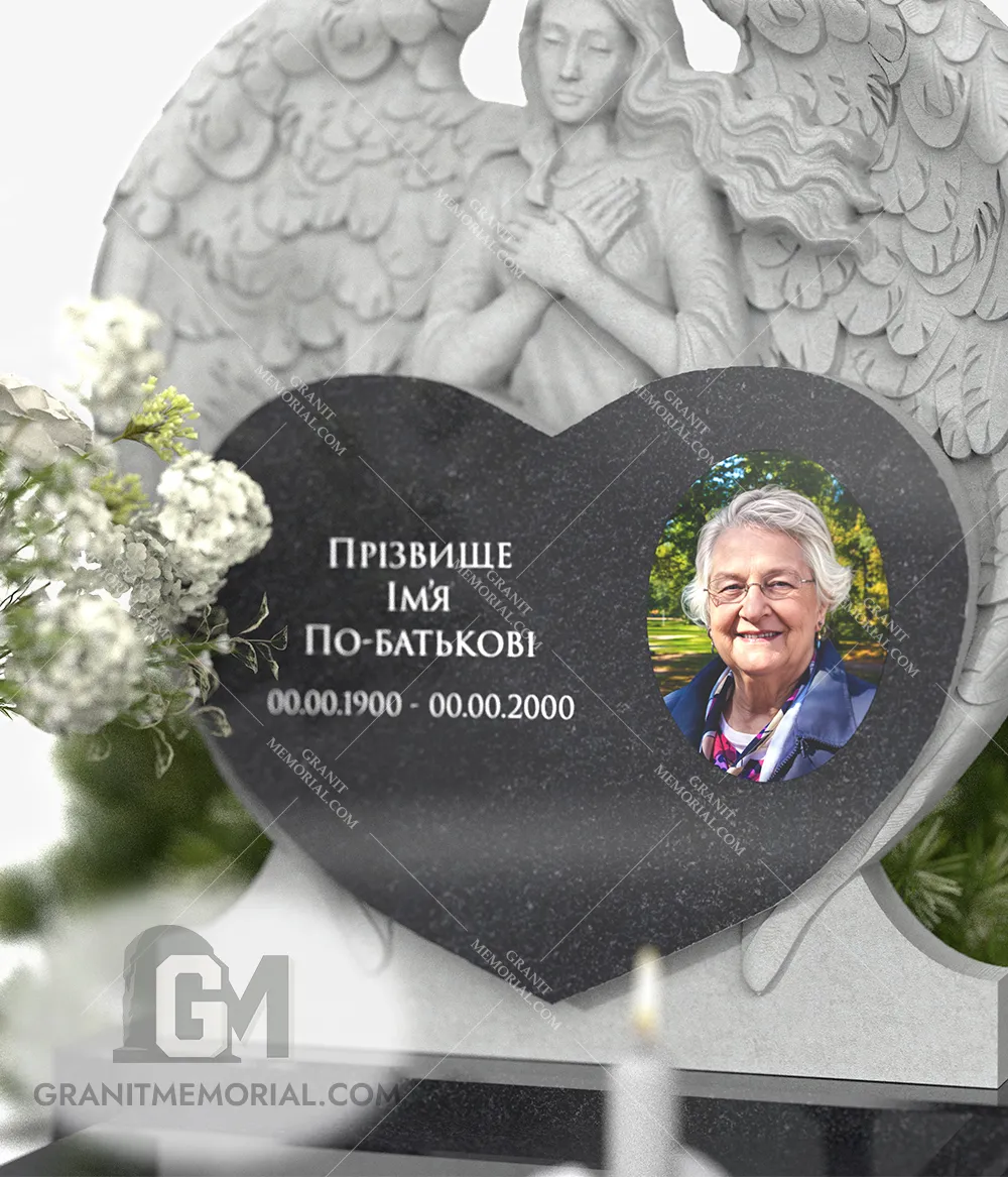 Памятник с ангелом СА-015 — фото 3