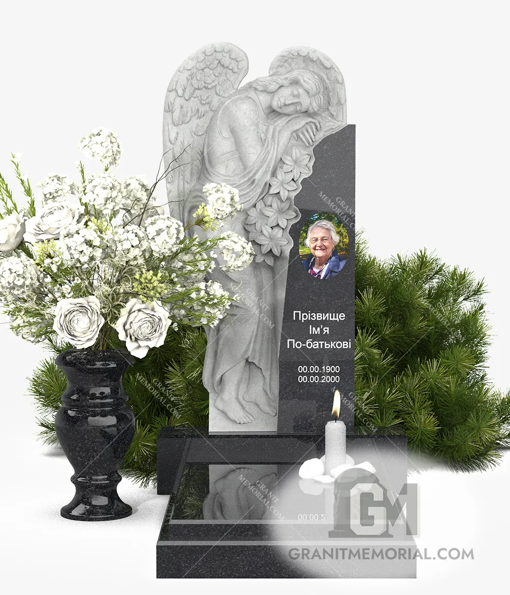 Памятник с ангелом СА-016 — фото 2