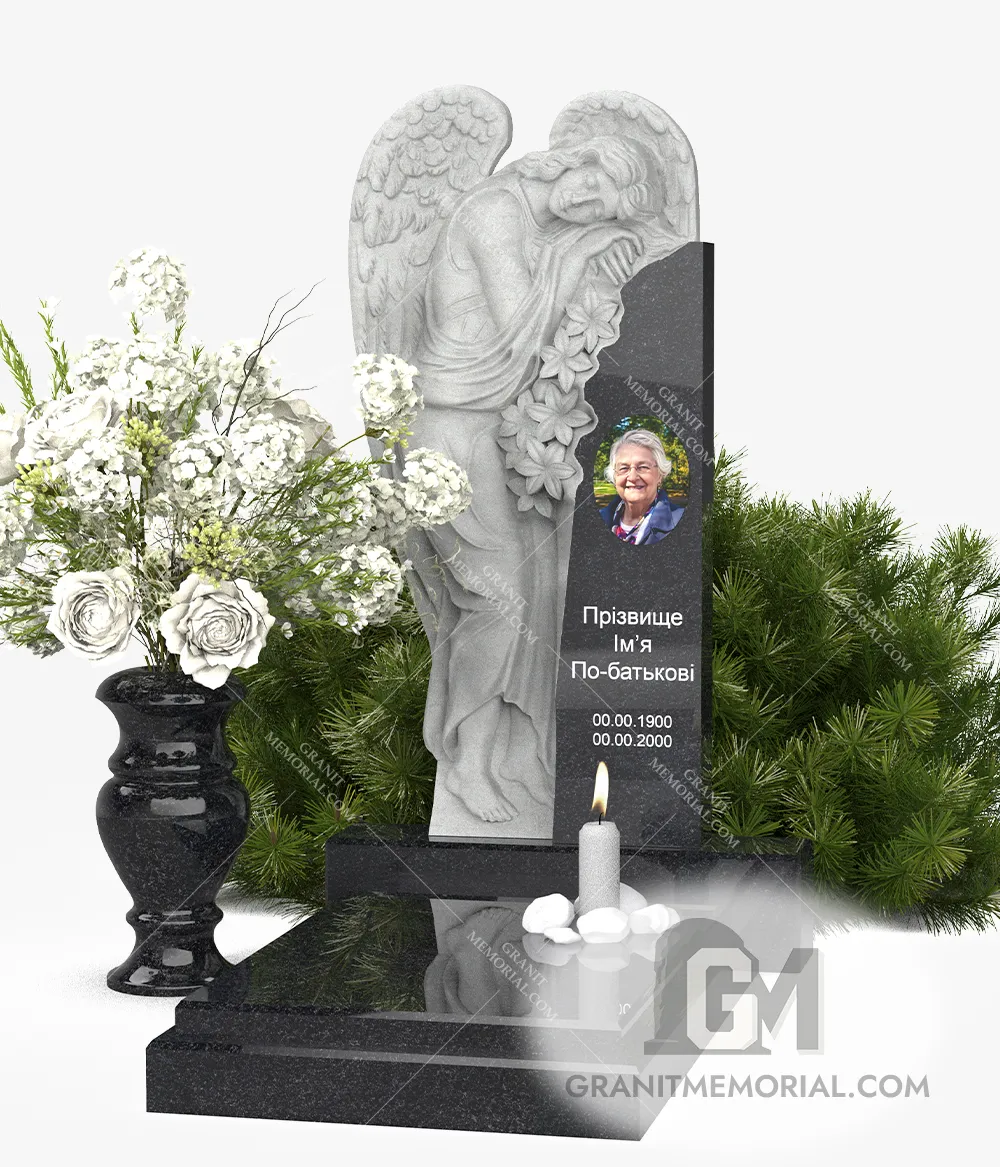 Памятник с ангелом СА-016