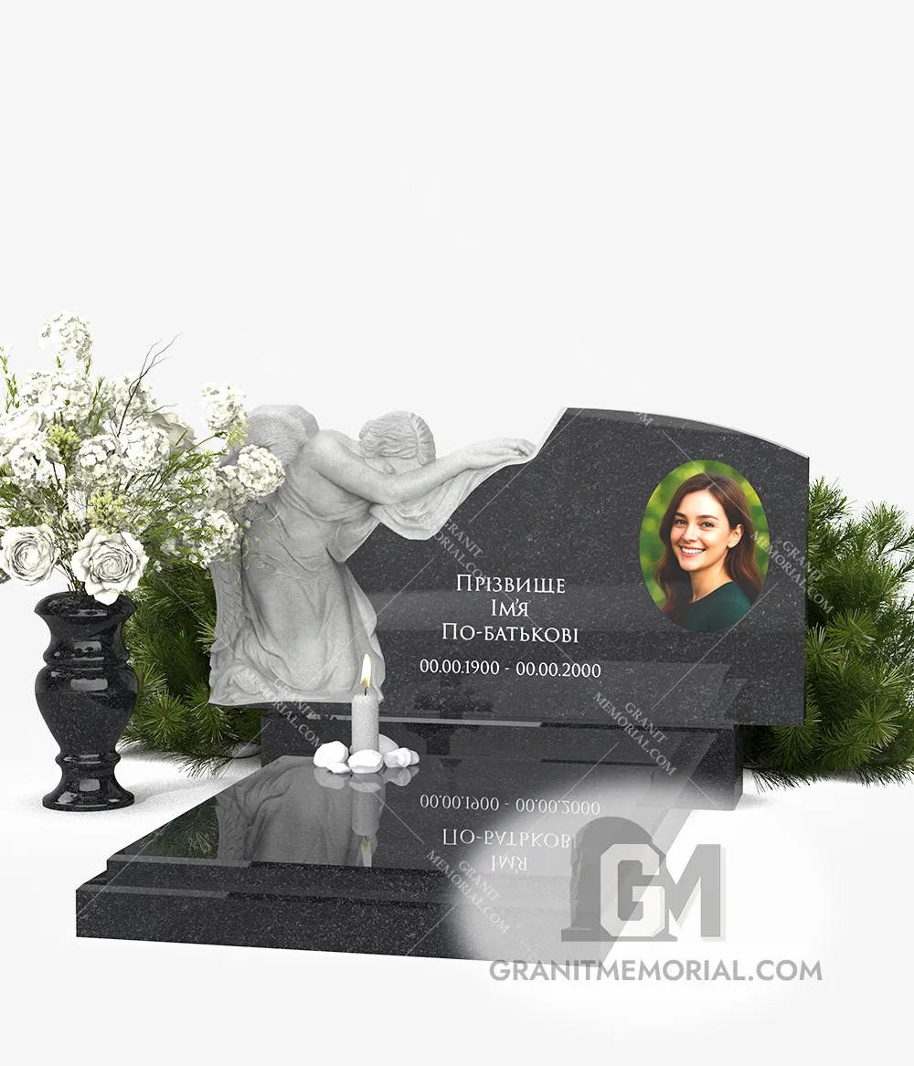 Памятник с ангелом СА-017