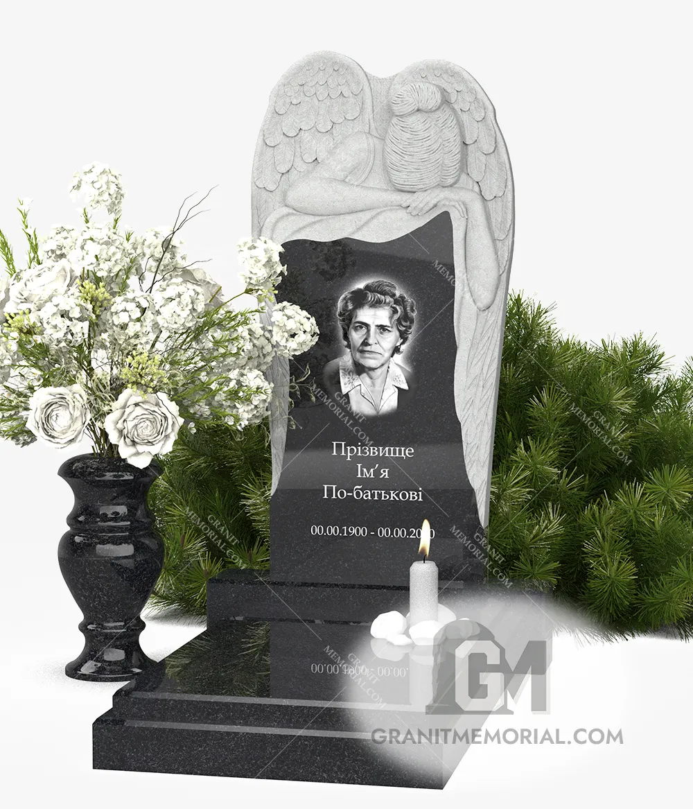 Памятник с ангелом СА-020