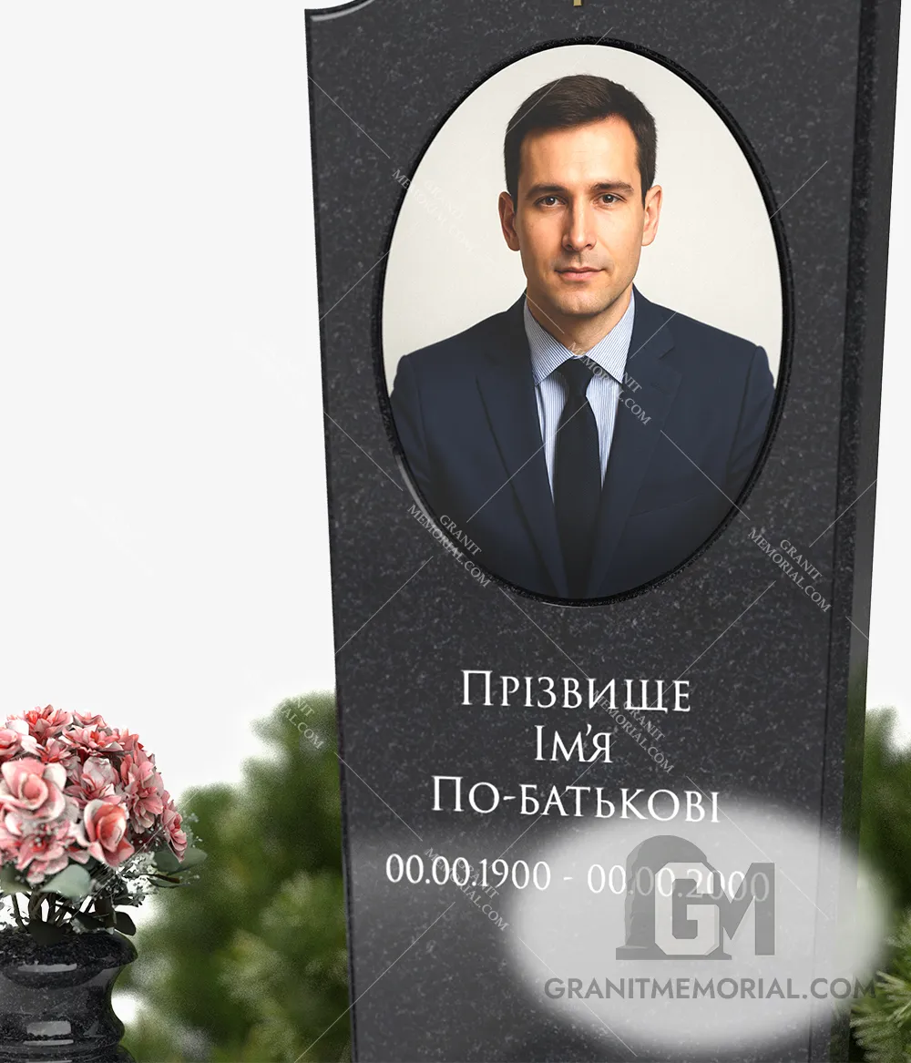 Памятник с фотостеклом ФС-009 — фото 3
