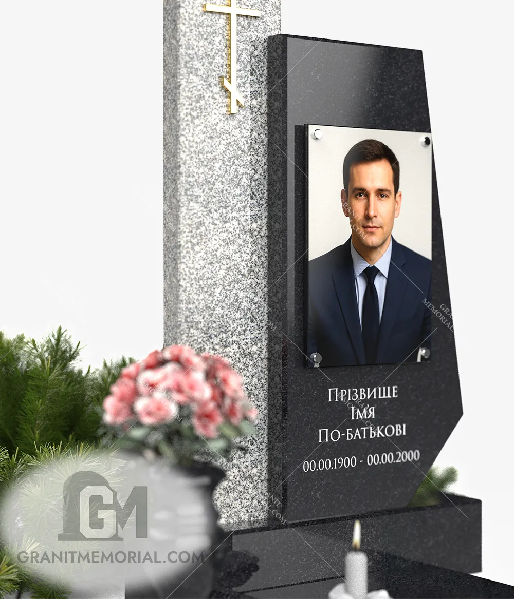 Памятник с фотостеклом ФС-014 — фото 3