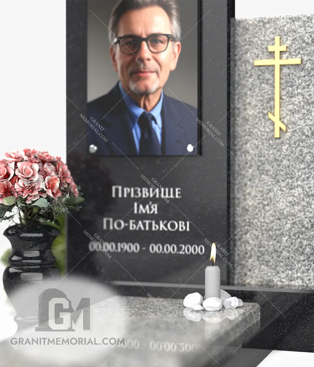 Памятник с фотостеклом ФС-015 — фото 4