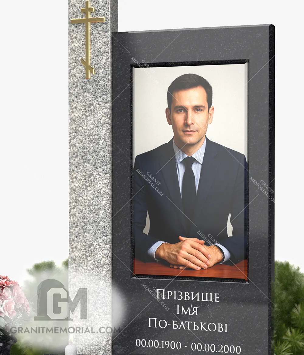 Памятник с фотостеклом ФС-017 — фото 3