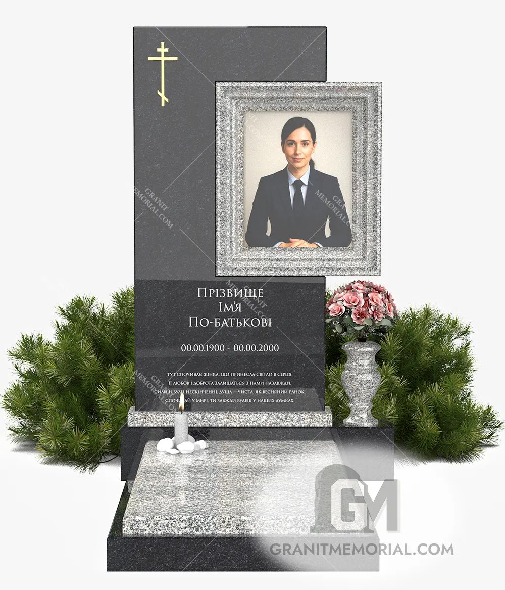 Памятник с фотостеклом ФС-020 — фото 2