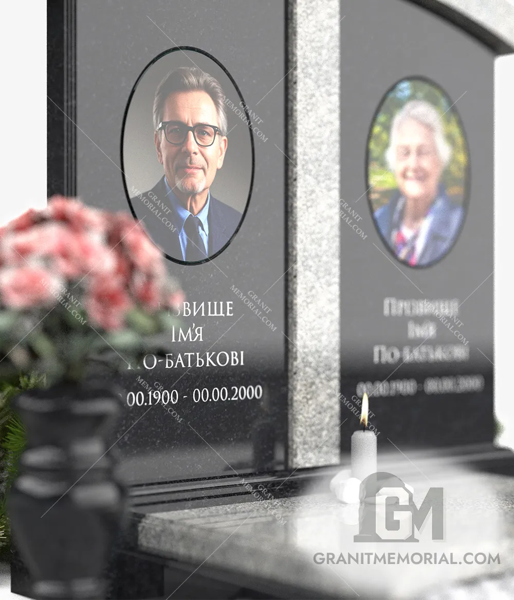 Памятник с фотостеклом ФС-021 — фото 3