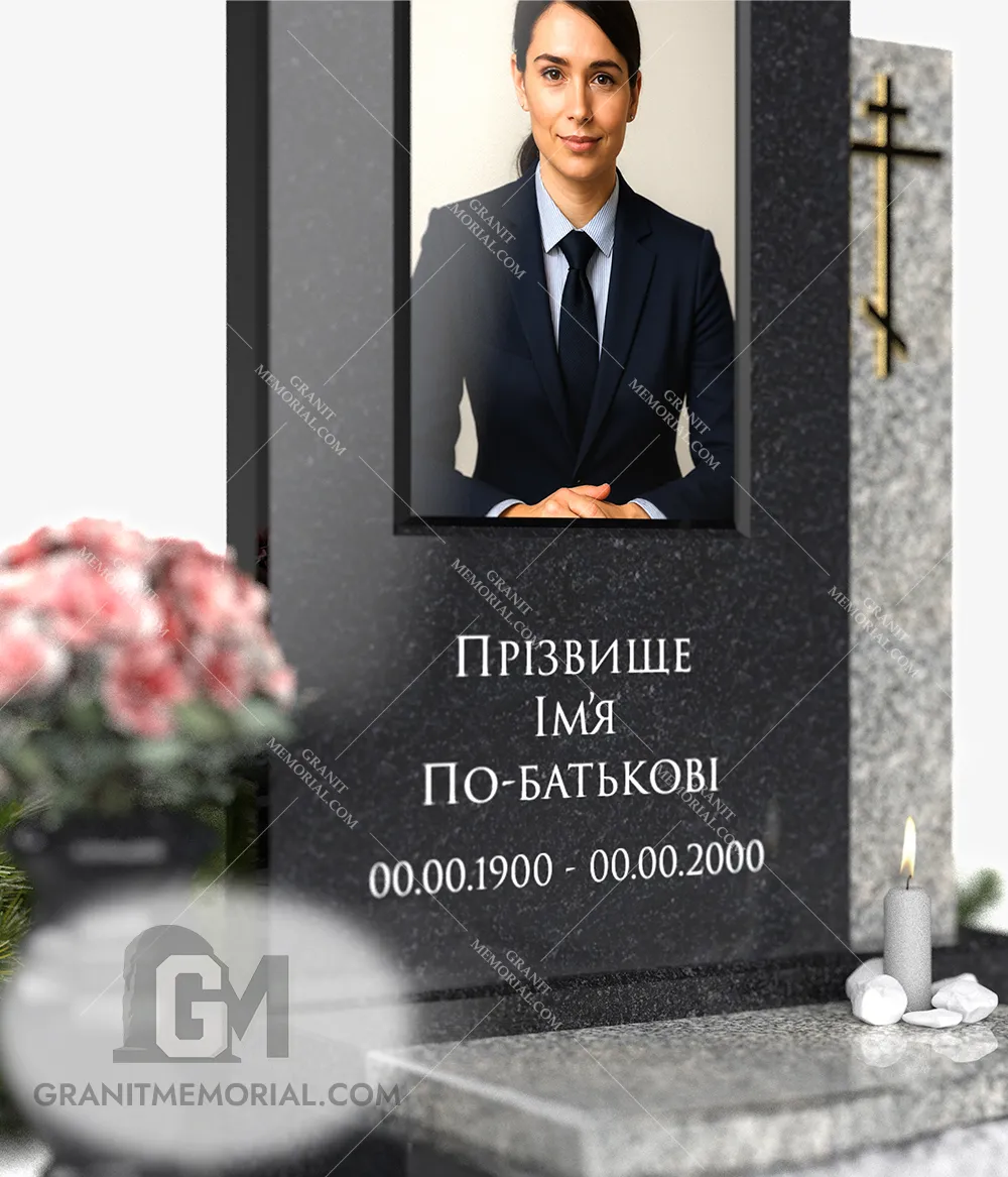 Памятник с фотостеклом ФС-024 — фото 3