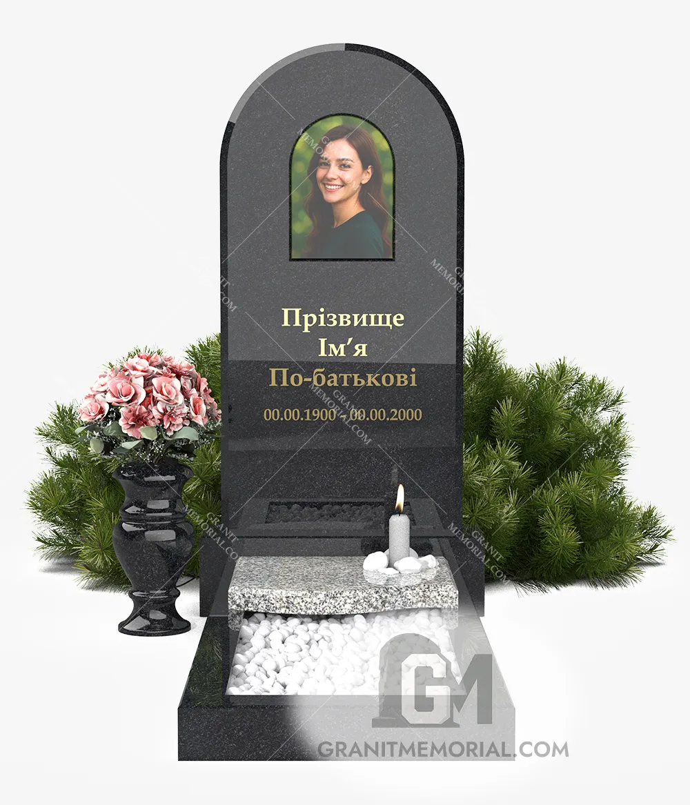 Памятник с фотостеклом ФС-028 — фото 2