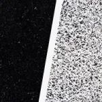 Памятник с аркой AK-001 - Черный/Серый