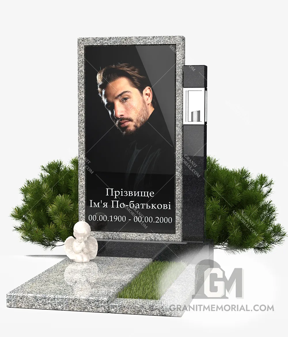 pamjatnik-s-fotosteklom-002 гранитный памятник с фотостеклом