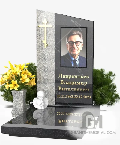 эконом памятник с фотостеклом