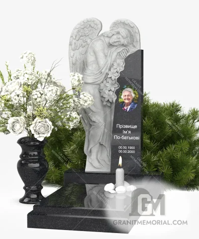 памятник ангел с барельефом