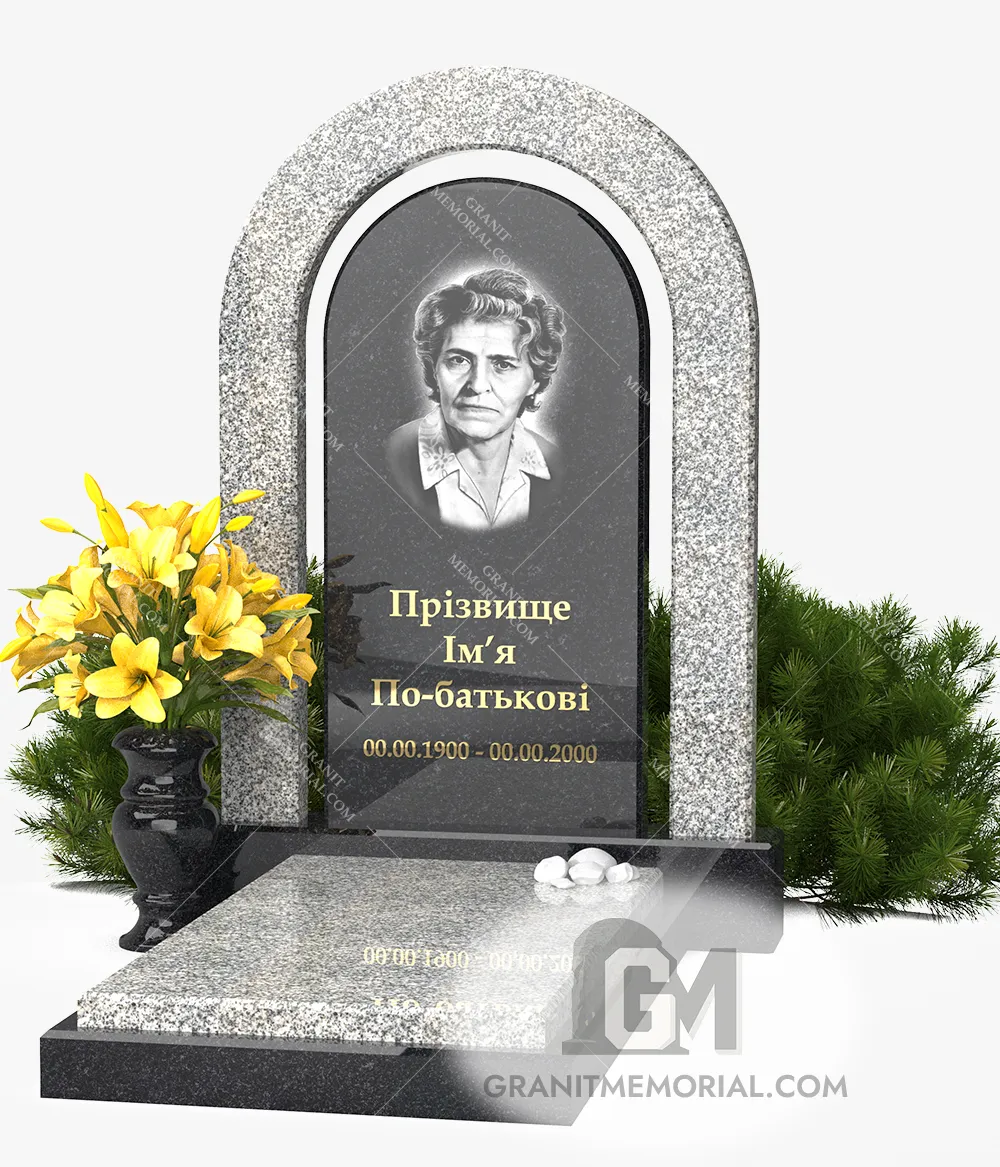 pamjatnik-s-arkoj-002 Гранитный памятник с аркой и колоннами