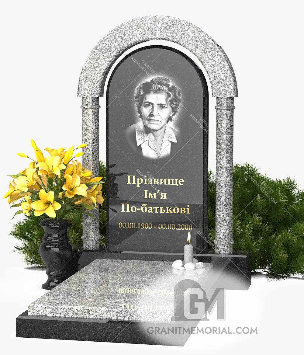 pamjatnik-s-arkoj-009 Памятник из гранита с аркой и колоннами