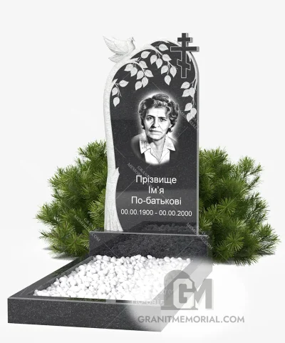 Памятник с силуэтом дерева