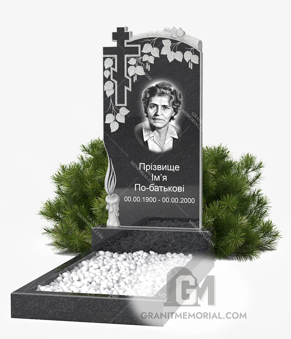 klassicheskij-pamjatnik-1-1V-006 Памятник с березовой ветвью