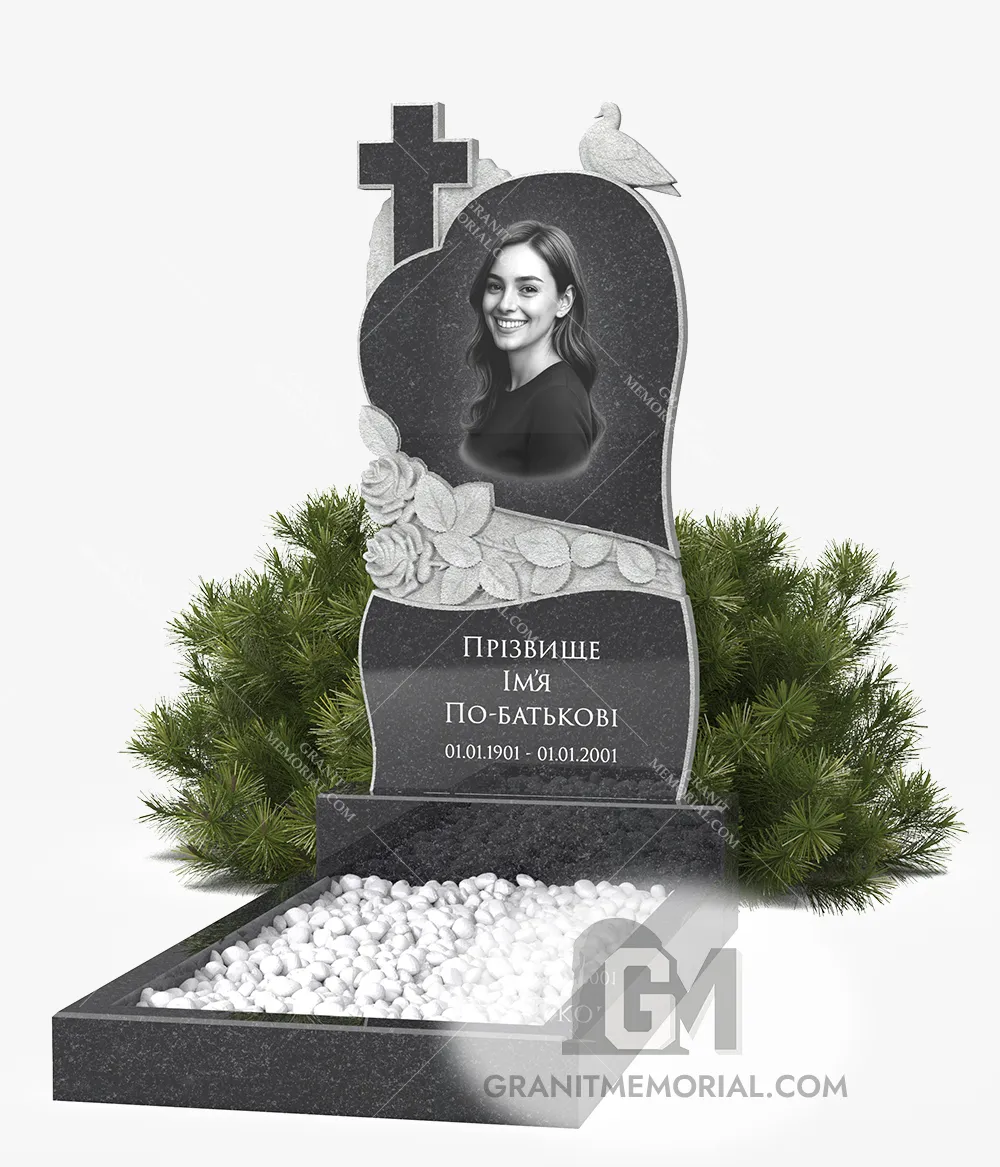 klassicheskij-pamjatnik-1-1-S005 Памятник с художественной резьбой