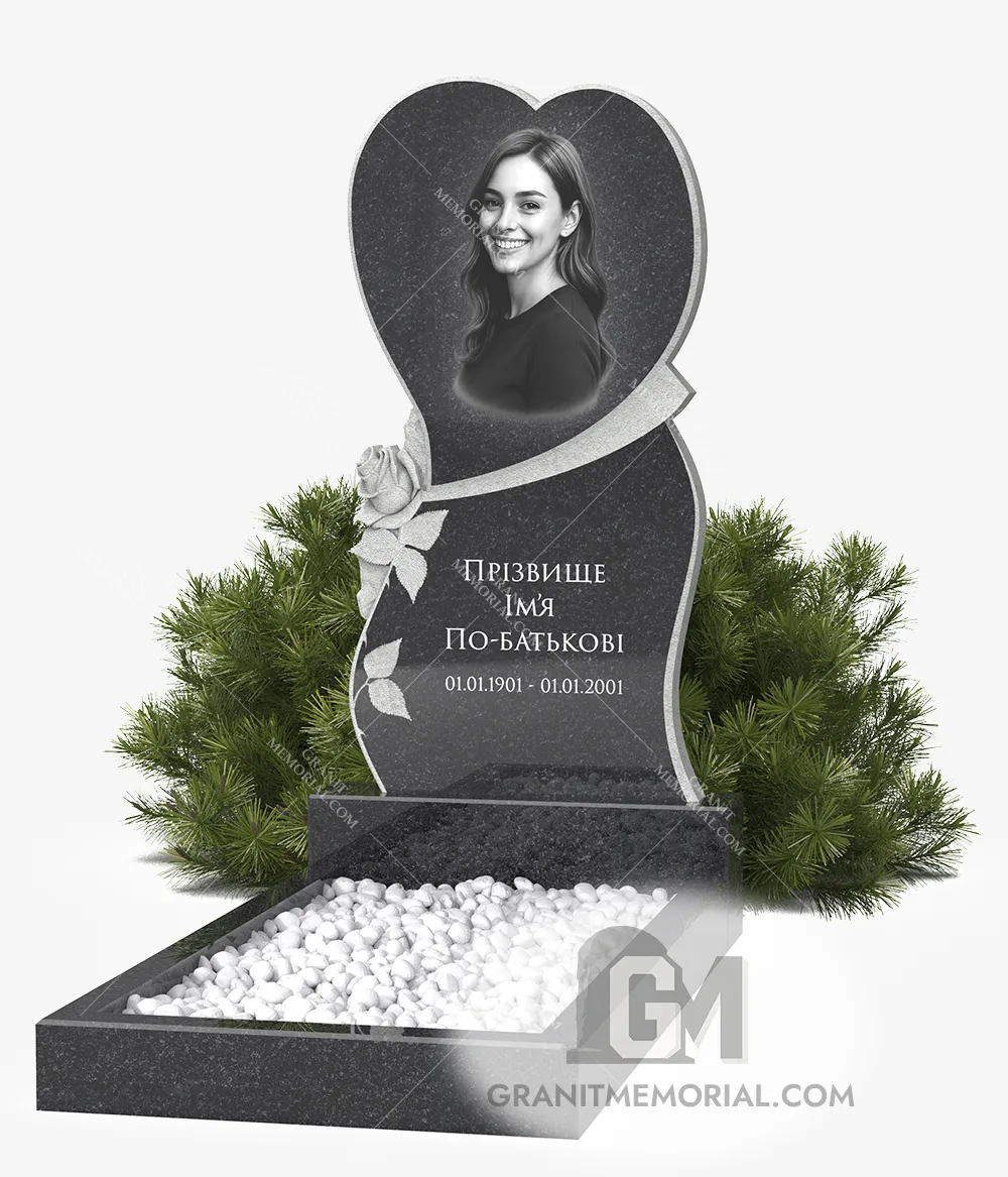 klassicheskij-pamjatnik-1-1-S010 Памятник с резной розой